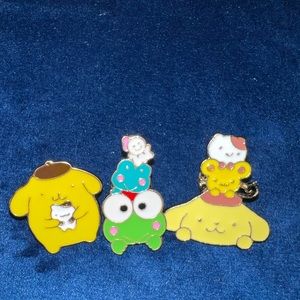Sanrio character pins